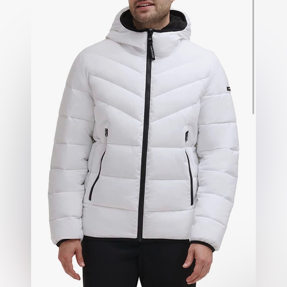 Calvin Klein puffer white